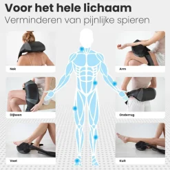 Auronic Shiatsu Massagekussen