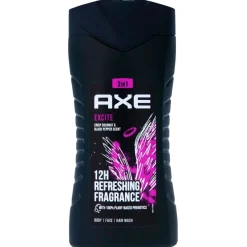 Axe Excite 3-In-1 Douchegel en Shampoo New