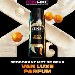 Axe Fine Fragrance Black Vanilla Deodorant Bodyspray Hot