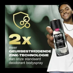 Axe Fine Fragrance Pure Coconut Deodorant Bodyspray New