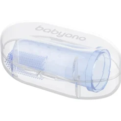 Babyono Baby Ono Blauw Vingertop Tandenborstel New