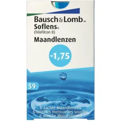 Bausch & Lomb -1.75 Maandlenzen Hot