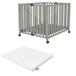 Bebies First Baby Box Met Wieltjes Sarah Met Matras New