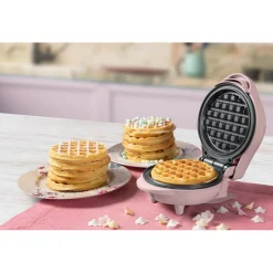 Bestron Mini Wafelijzer 550W Roze Clearance