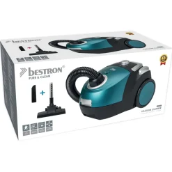 Bestron Stofzuiger met zak ABG450BSE Blauw/Grijs