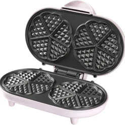 Bestron Wafelijzer ADWM1000P Roze Discount