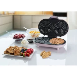 Bestron Wafelijzer ADWM1000P Roze Discount