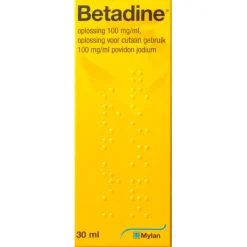 Betadine Oplossing met 100mg/ml Povidon Jodium Hot