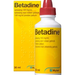 Betadine Oplossing met 100mg/ml Povidon Jodium Hot