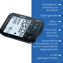 Beurer BM 54 Bluetooth® Bloeddrukmeter Bovenarm Clearance