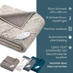 Beurer HD 75 Nordic Taupe Warmtedeken