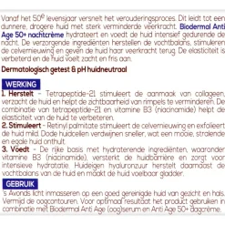 Biodermal Anti Age 50+ Nachtcrème Hot