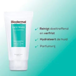 Biodermal Face Wash Gezichtsreiniging voor alle Huidtypen New