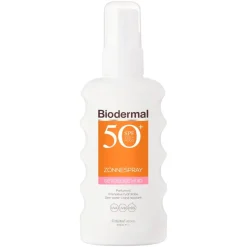 Biodermal Gevoelige Huid SPF50+ Zonnespray