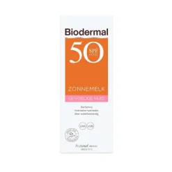 Biodermal Gevoelige Huid SPF50 Zonnemelk Discount