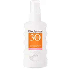 Biodermal Gevoelige Huid SPF30 Zonnespray Hot