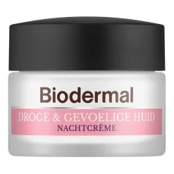 Biodermal Nachtcrème voor de Droge en Gevoelige Huid Discount