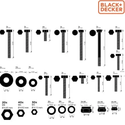 BLACK+DECKER Bouten en moeren MEBBO5340/0010 Online