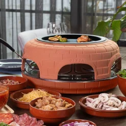 Blumill Terracotta Pizza Oven met Gourmetstel Discount