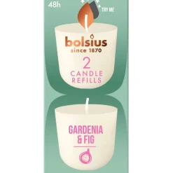 Bolsius Clean Light Gardenia & Fig Navulling Hot