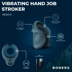 Boners Vibrating Handjob Stroker New