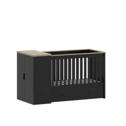 Born Lucky Combi Ledikant Memphis Eiken Met Matras New