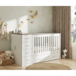 Born Lucky Combi Ledikant Memphis Met Matras Outlet