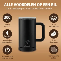 Brabantia Elektrische Melkopschuimer BBEK1048