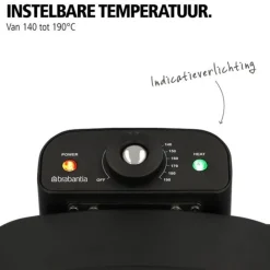 Brabantia Frituurpan Zwart BBEK1130BK