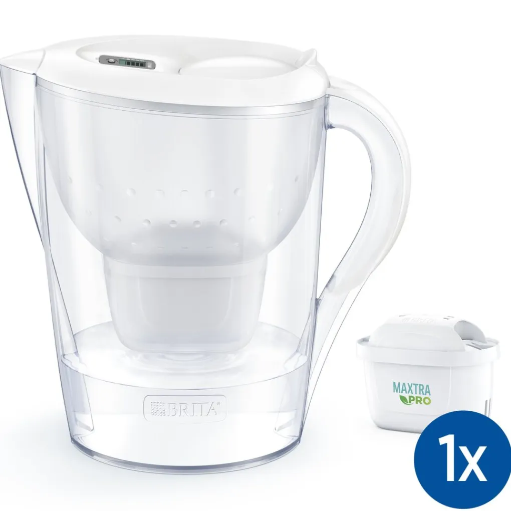 BRITA Marella Waterfilterkan XL 3.5L Wit met MAXTRA PRO Filter Hot
