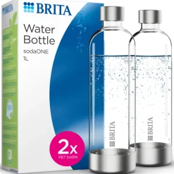 BRITA SodaONE PET Fles Set van 2 Single Unit Discount