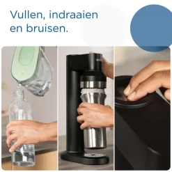 BRITA SodaTRIO RVS Grote Fles Zwart Single Unit Online