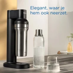 BRITA SodaTRIO RVS Kleine Fles Zwart Single Unit Discount