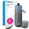 BRITA Waterfilterfles Active 0.6L Donkerblauw inclusief 2 MicroDisc Single Unit Hot