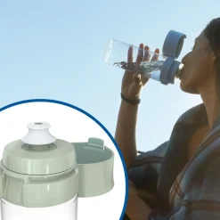 BRITA Waterfilterfles Vital 0.6L Lichtgroen inclusief 2 MicroDisc Single Unit Discount