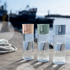 BRITA Waterfilterfles Vital 0.6L Lichtblauw inclusief 2 MicroDisc Single Unit Clearance