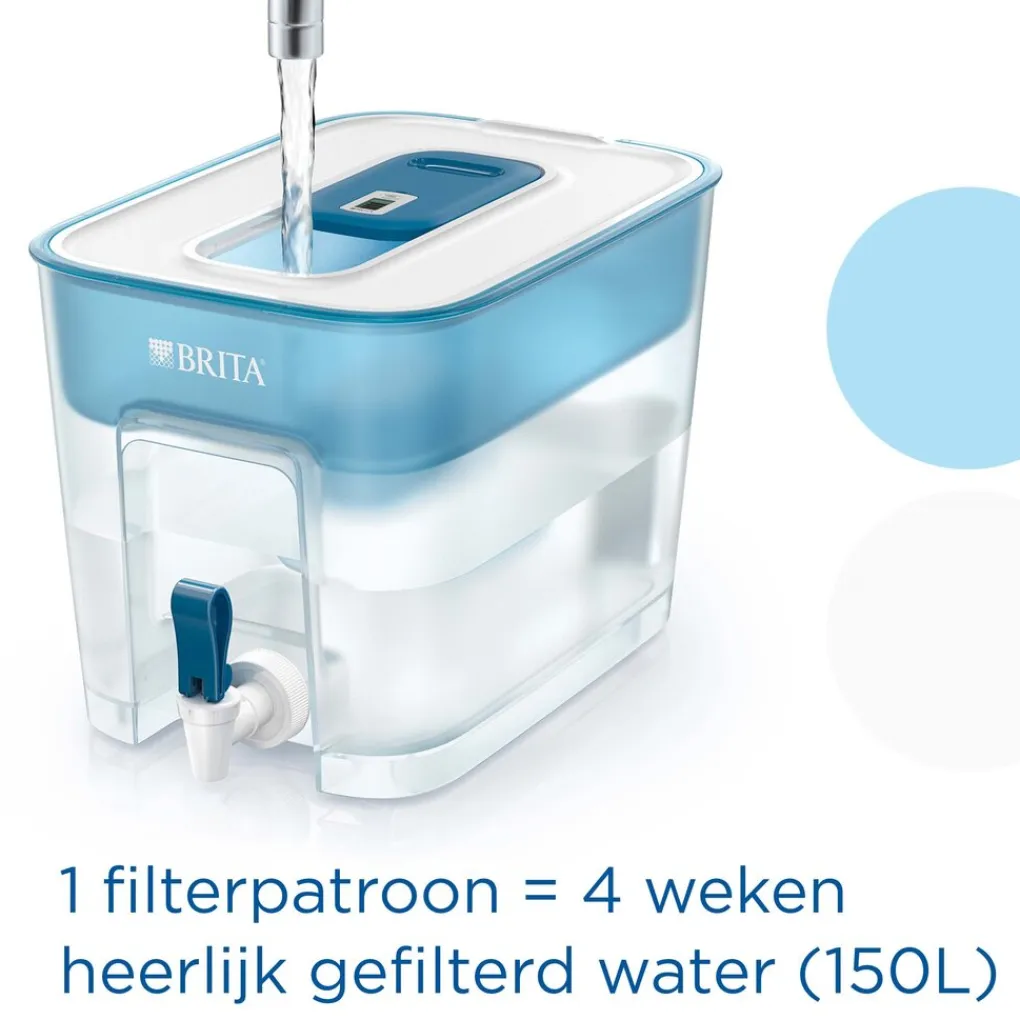 BRITA Waterfilterkan Flow Cool 8.2L Blauw incl. 1 MAXTRA PRO ALL-IN-1 Waterfilterpatroon Online