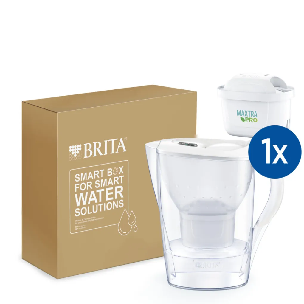BRITA Waterfilterkan Marella Cool 2.4L Wit incl. 1 MAXTRA PRO ALL-IN-1 Waterfilterpatronen Discount