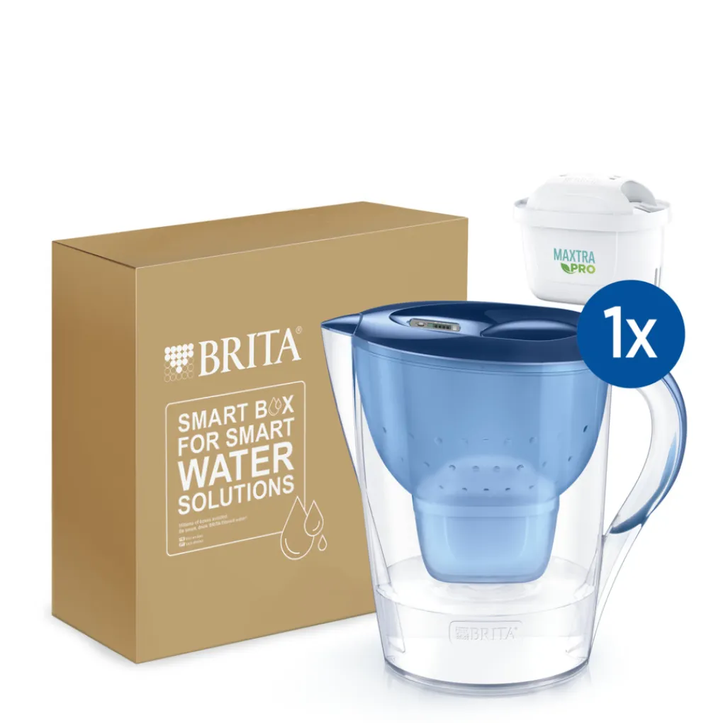 BRITA Waterfilterkan Marella XL 3.5L Blauw incl. 1 MAXTRA PRO Waterfilterpatroon Outlet