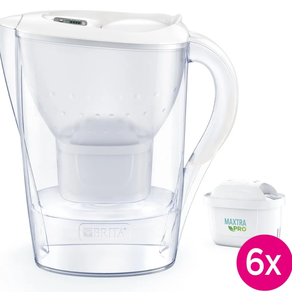 BRITA Waterfilterkan Marella Cool 2.4L Wit incl. 6 MAXTRA PRO waterfilterpatroon Online