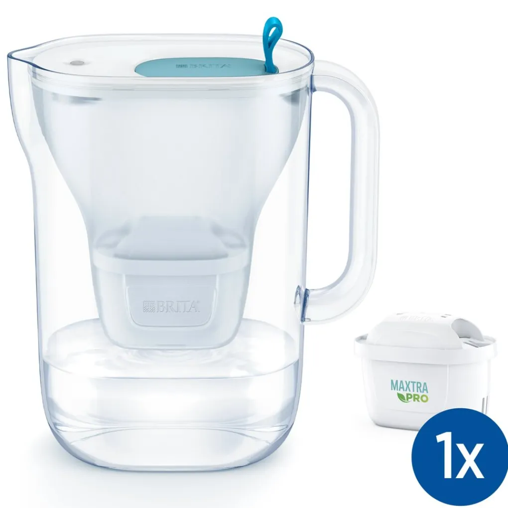 BRITA Waterfilterkan Style Cool 2.4L Blauw inclusief 1 MAXTRA PRO waterfilterpatroon Discount