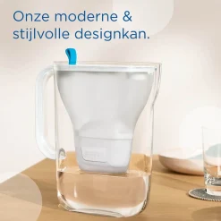 BRITA Waterfilterkan Style Cool 2.4L Blauw inclusief 3 MAXTRA PRO waterfilterpatroon Outlet