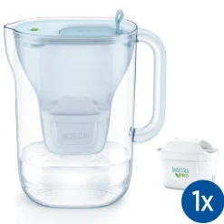 BRITA Waterfilterkan Style eco Cool 2.4L Blauw incl,1 MAXTRA PRO waterfilterpatroon Outlet
