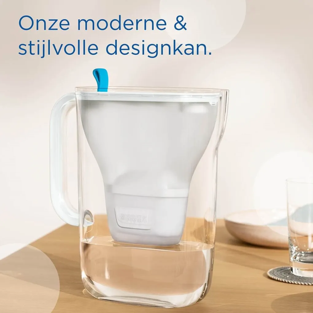 BRITA Waterfilterkan Style Cool 2.4L Grijs inclusief 1 MAXTRA PRO waterfilterpatroon Hot