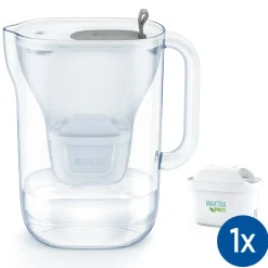 BRITA Waterfilterkan Style Cool 2.4L Grijs incl,1 MAXTRA PRO Waterfilterpatroon Outlet