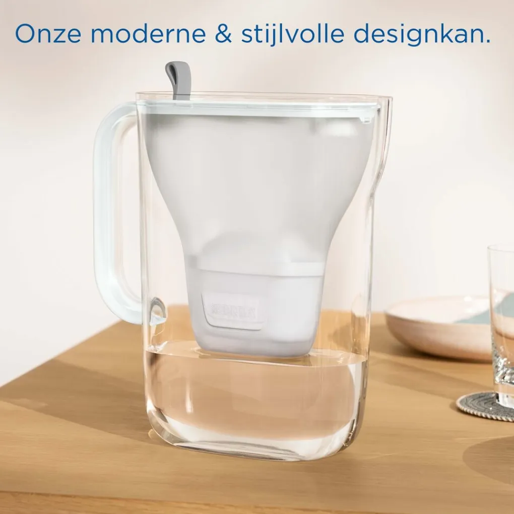 BRITA Waterfilterkan Style Cool 2.4L Grijs incl,1 MAXTRA PRO Waterfilterpatroon Outlet