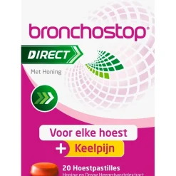 Bronchostop Direct Hoestpastilles met Honing New
