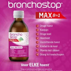 Bronchostop Max 8-in-1 Hoestdrank Hot