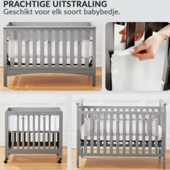 Buxibo Baby Bed Omrander Bedbumper Hoofdbeschermer Set van 2 Outlet