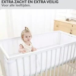Buxibo Baby Bed Omrander Bedbumper Hoofdbeschermer Set van 2 Hot